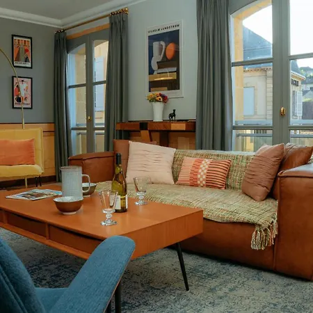 Apartament Superbe Traversant 132m2, Classe 5 Etoiles, Centre Sarlat-la-Canéda